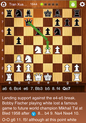 Chess U iPhone app