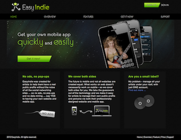 EasyIndie website